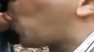 Old Daddies Sucking Outdoors