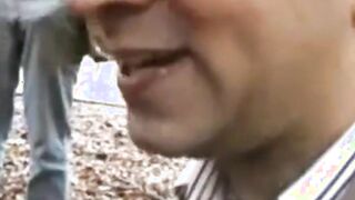 Old Daddies Sucking Outdoors