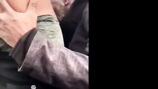 Older Black Man Sucks My Cock Outdoors for Cash