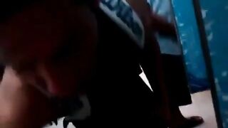Daddy's Quickie in the Bathtub - Amateur Latin Masturbation