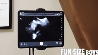FunSizeBoys - Hung doctor uses ultrasound to show his bare cock in