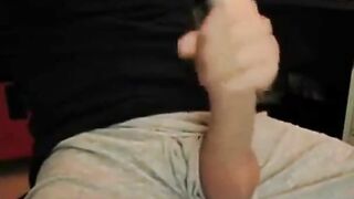 Big Cock, Huge Load! Amateur Handjob by a Man with a Big Dick!