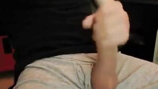 Big Cock, Huge Load! Amateur Handjob by a Man with a Big Dick!