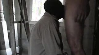 Sucking Big Cock in an Empty House