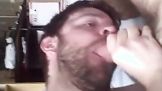 Big-Cock Blowjob and Cum Load with Amateur Buddies