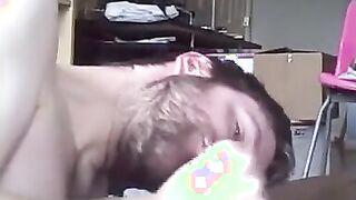 Big-Cock Blowjob and Cum Load with Amateur Buddies