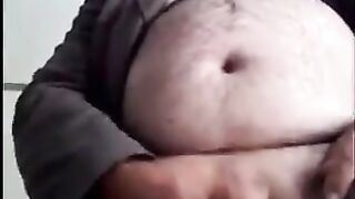 Fat Arab Bear Daddy Stroking on Cam