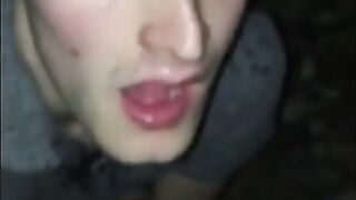Outdoor Piss Drinking Blowjob