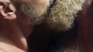 Muscular Daddies Intimately Kissing
