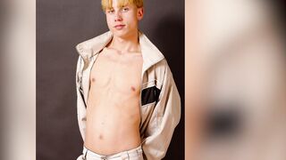Hot blonde handsome czech boy photo compilation