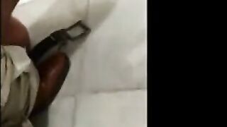 Twink Takes Big Cock Anal and Blowjob in Public Stall