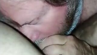 Grandfather's Big Cock Blowjob by a Buddy