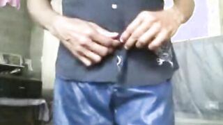 Asian Guy from Sri Lanka Strips and Masturbates on Cam