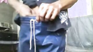 Asian Guy from Sri Lanka Strips and Masturbates on Cam