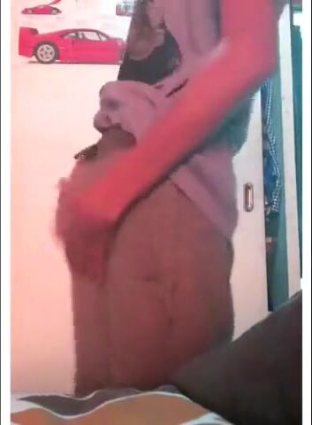 Curved 9-Inch Cock - Amateur Big Cock Solo
