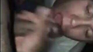 Big Black Cock Gives Facial to White Guy