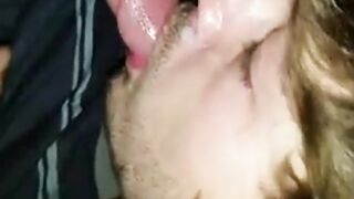 Bareback Amateur Takes Big Cock Bareback and Swallows