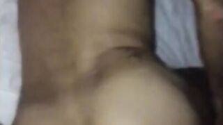 French Bottom Barebacked by Asian Tops in Threesome