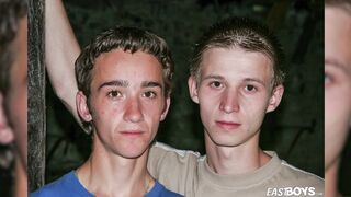 Two cute skinny boys doing striptease pic compilation