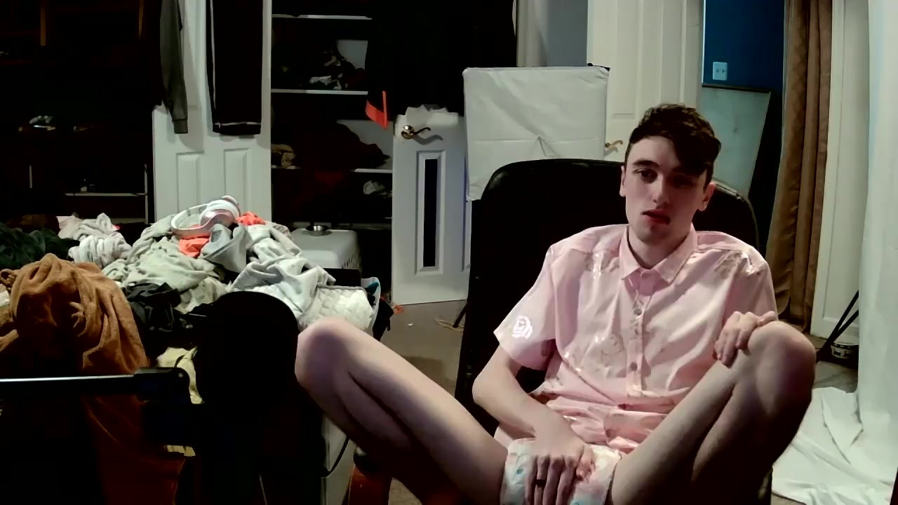 Twimk Caught in Sissy Nappy by Professor