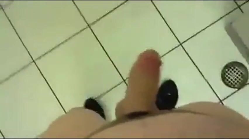 Interracial Cock Play with a Stranger in the Bathroom