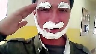 Twink Soldier's Steamy Shower Exposed