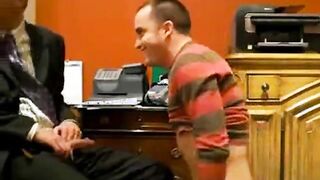 Big-Cock Daddy Blows His Male Secretary