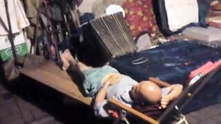 Big-Cock Daddy Gets a Homeless Blowjob