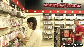 Tripp Bound Gagged Store Gangbang