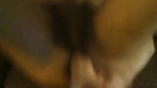 Hairy Twink Rides His Big Dildo