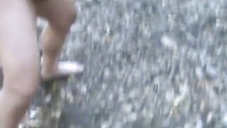 Outdoor Handjob with My Buddy Jo