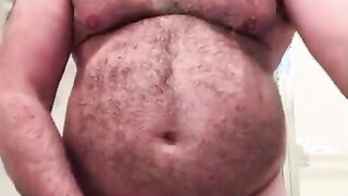 Big-Cock Daddy Bear Jacks Off