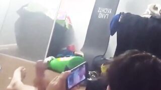 My Best Friend Lets Me Record Him Stroking His Big Cock