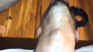 Amateur Latin Guy Takes a Big Cock Deep Throat