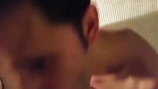 Twink Blows Big Cock, Gets a Mouthful of Cum