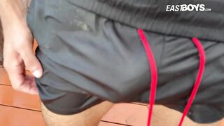 Beautiful Latino Muscle Boy Big Dick Handjob