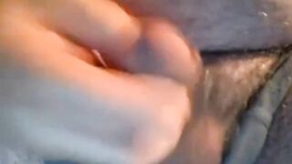 Hairy NY Bear Strokes on Webcam