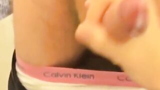 Two Friends Play Wanking Games on Webcam