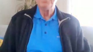 68-Year-Old German Daddy Strips and Cums for You