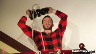 Horny Bandits Dominate Christmas Boy