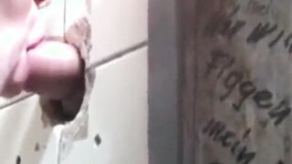 Bareback Anal at Glory Hole: Young Hunk Takes on Older Man in Berlin