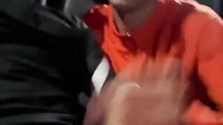 big cock scottish men suck & wank in car ( CallumandCole )