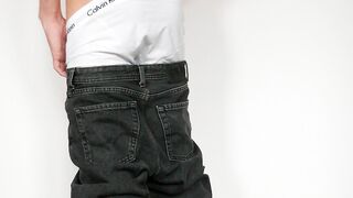 Sagging And Cumming In Relaxed Fit Jeans /// Jordan Wilder