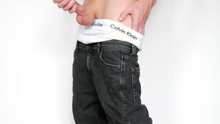 Sagging And Cumming In Relaxed Fit Jeans /// Jordan Wilder