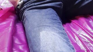 memyselfandmyown hands tied desperately need to pee in my tight jeans and