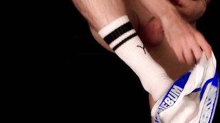White Socks Twunk Jerks Off /// Jordan Wilder