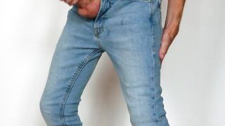 Muscular Boy In Tight Skinny Jeans Nuts Hard /// Jordan Wilder
