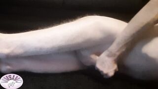 love my handjob until intense moaning cumshot, close-up of MeMySelfAndMyOwn horny selfplay