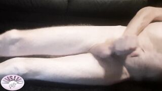 love my handjob until intense moaning cumshot, close-up of MeMySelfAndMyOwn horny selfplay