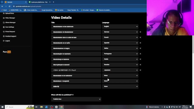 TUTORIAL. How to upload a video to PORNHUB?